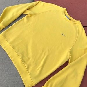 Vintage Nike Yellow Crewneck